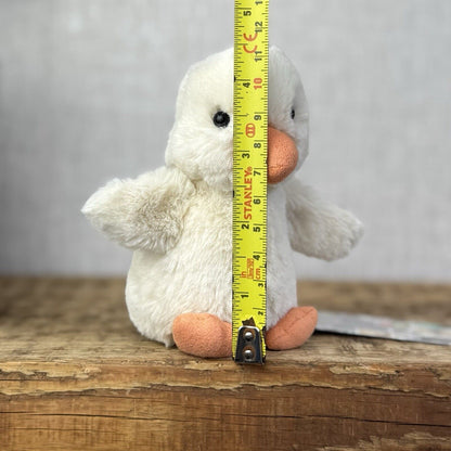 Jellycat Nippit Duck - Tiny Soft Beanie Duck Toy Plush - Retired Chick/Duck 5"