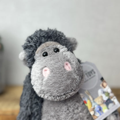 Jellycat Small Bunglie Monkey - Bunglie Grey Gorilla Vintage Soft Toy Rare 10"