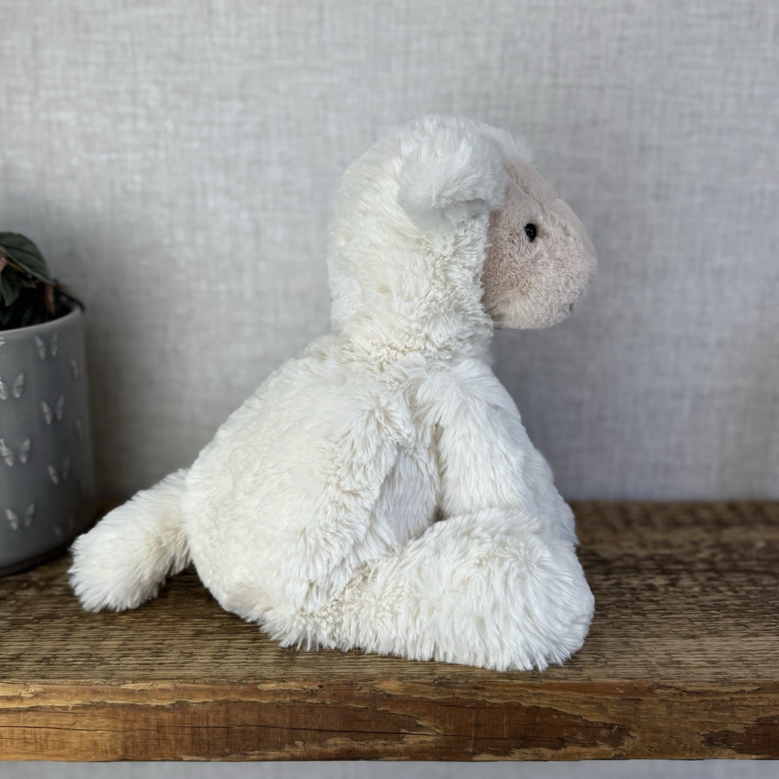 Jellycat Smudge Lamb - Medium Lamb Floppy Soft Toy Retired Cream/Off White Sheep