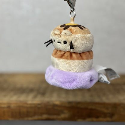 Gund Pusheen Cat - Breakfast Pancakes Blind Series Keychain Cute NWOT 3"