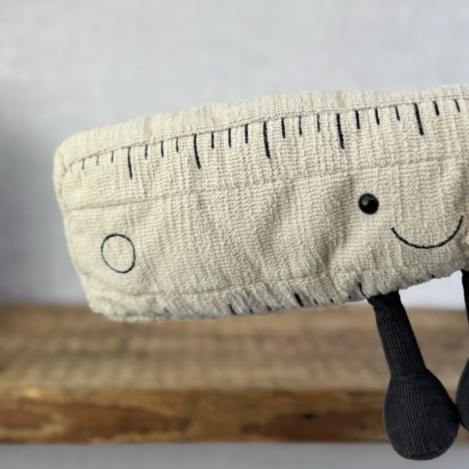 Jellycat Large Amuseable Ruler - Big Ruler Soft Toy Stationary Plush 12”