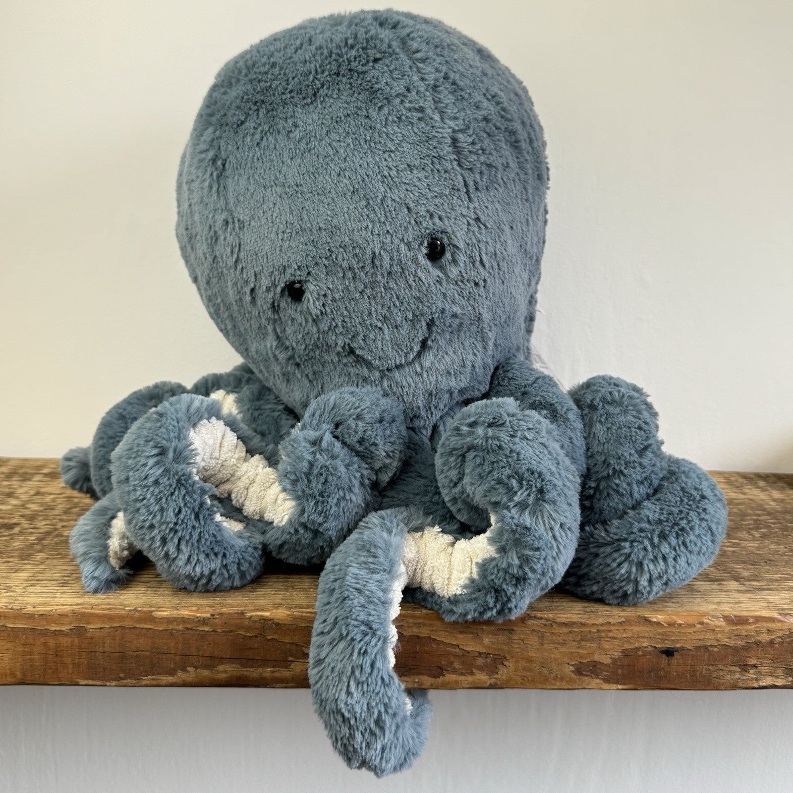 Jellycat Large Storm Octopus - Navy Large Octopus Beanie Retired Blue 20”