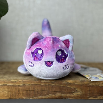Aphmau MeeMeows - Celestial Galaxy Car - Pocket Squishy Cat Pink Small Cat 5"