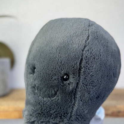 Jellycat Inky Octopus - Large Black Octopus Beanie Rare Retired Collectible 16"