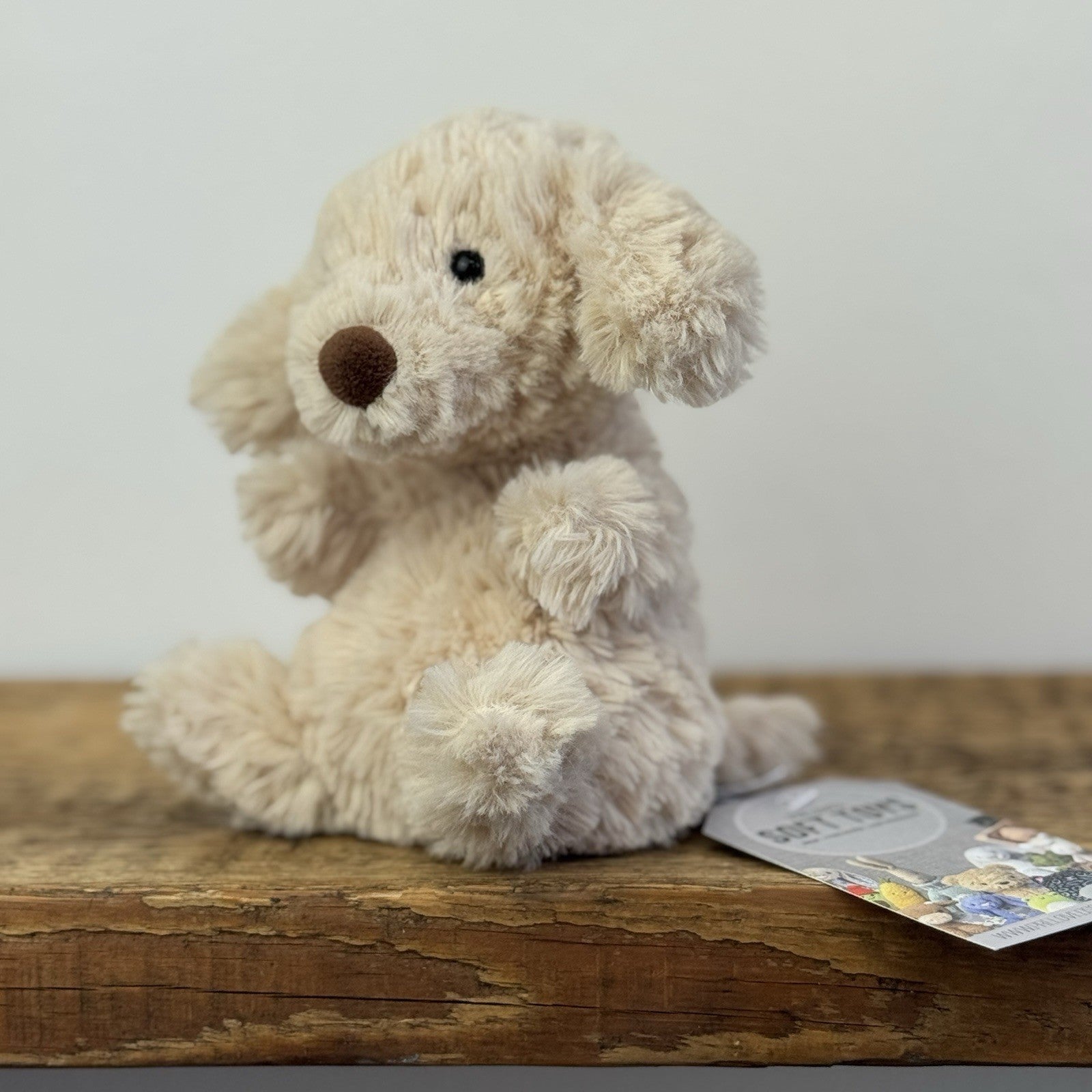 Jellycat Yummy Puppy - First Release - Golden Tiny Beanie Dog Rare 6"