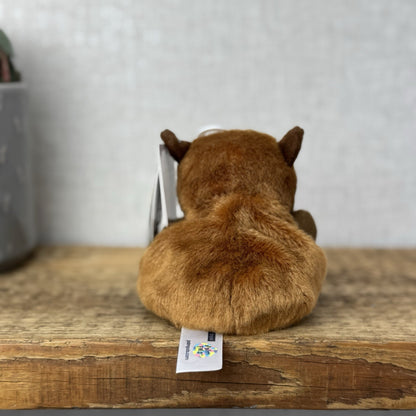 Aurora - Sid Capybara - Palm Pals Mini Beanbag Plush Mini Capybara Plush Toy 5”