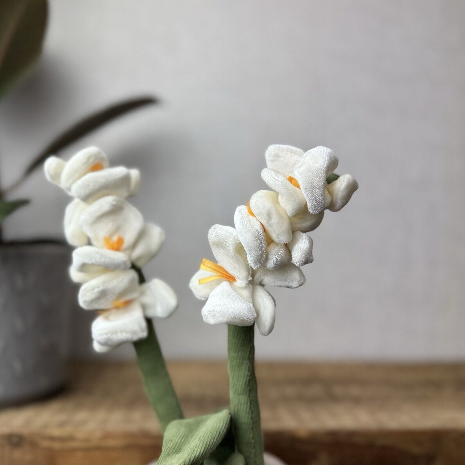Jellycat Amuseable White Orchid - Retired Jellycat Potted Plant Medium 12"