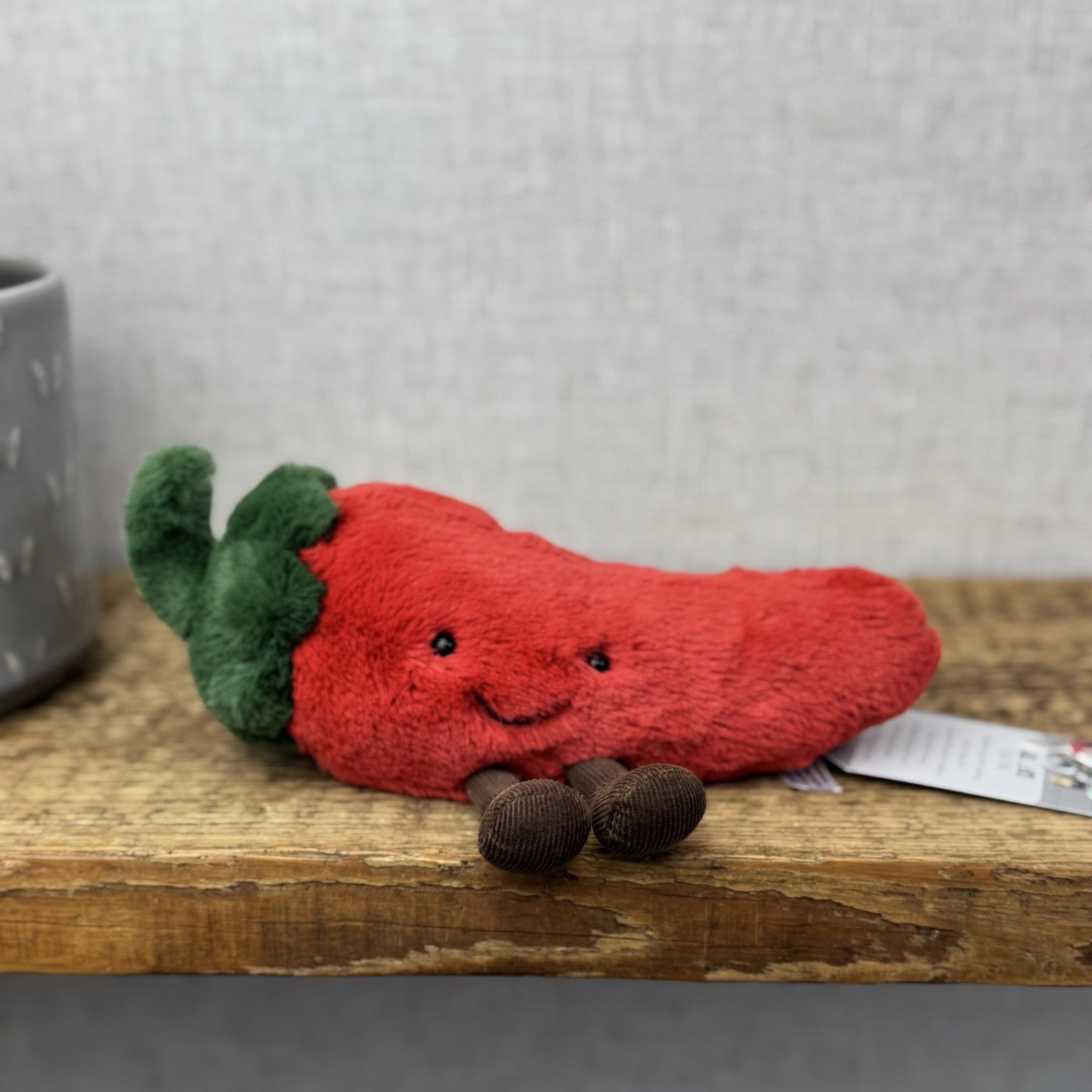 Jellycat Small Amuseable Chilli - First Release Soft Toy Chilli Food Plush 8”