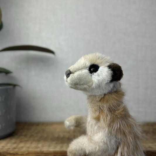 Hansa Meerkat Standing Soft Toy - Pose-able Meerkat Plush New With Tags Art 3703
