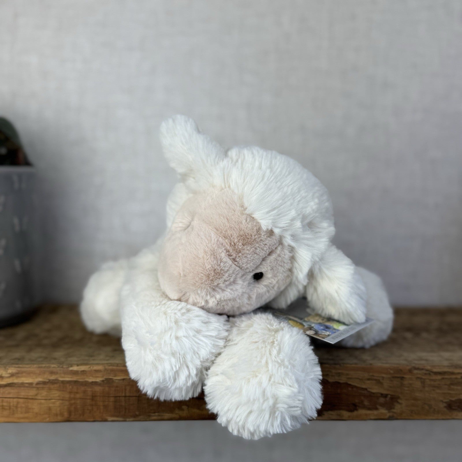 Jellycat Smudge Lamb - Medium Lamb Floppy Soft Toy Retired Cream/Off White Sheep