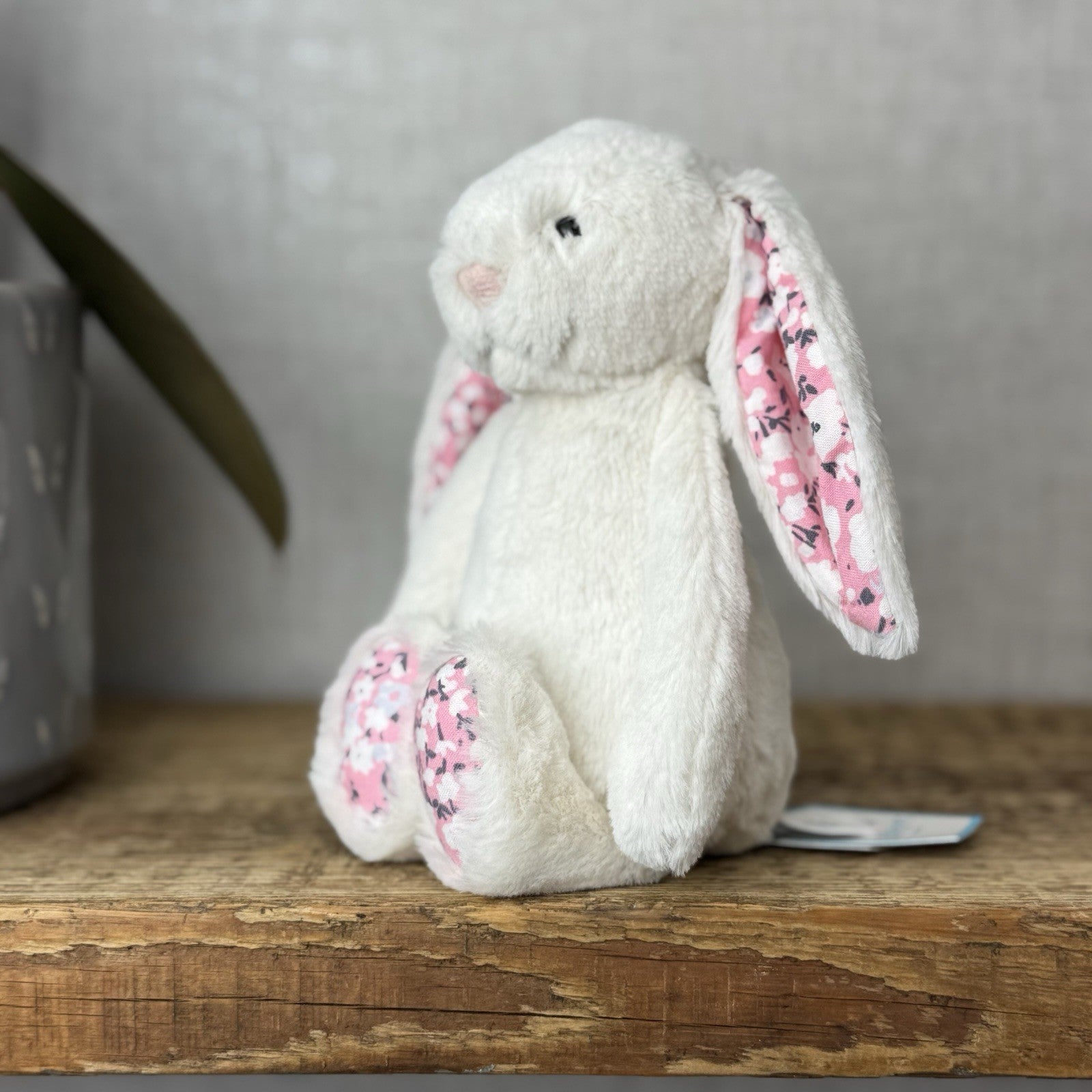 Jellycat Small Blossom Cherry Bunny Rabbit - Cream Rabbit Blossom Little 8”