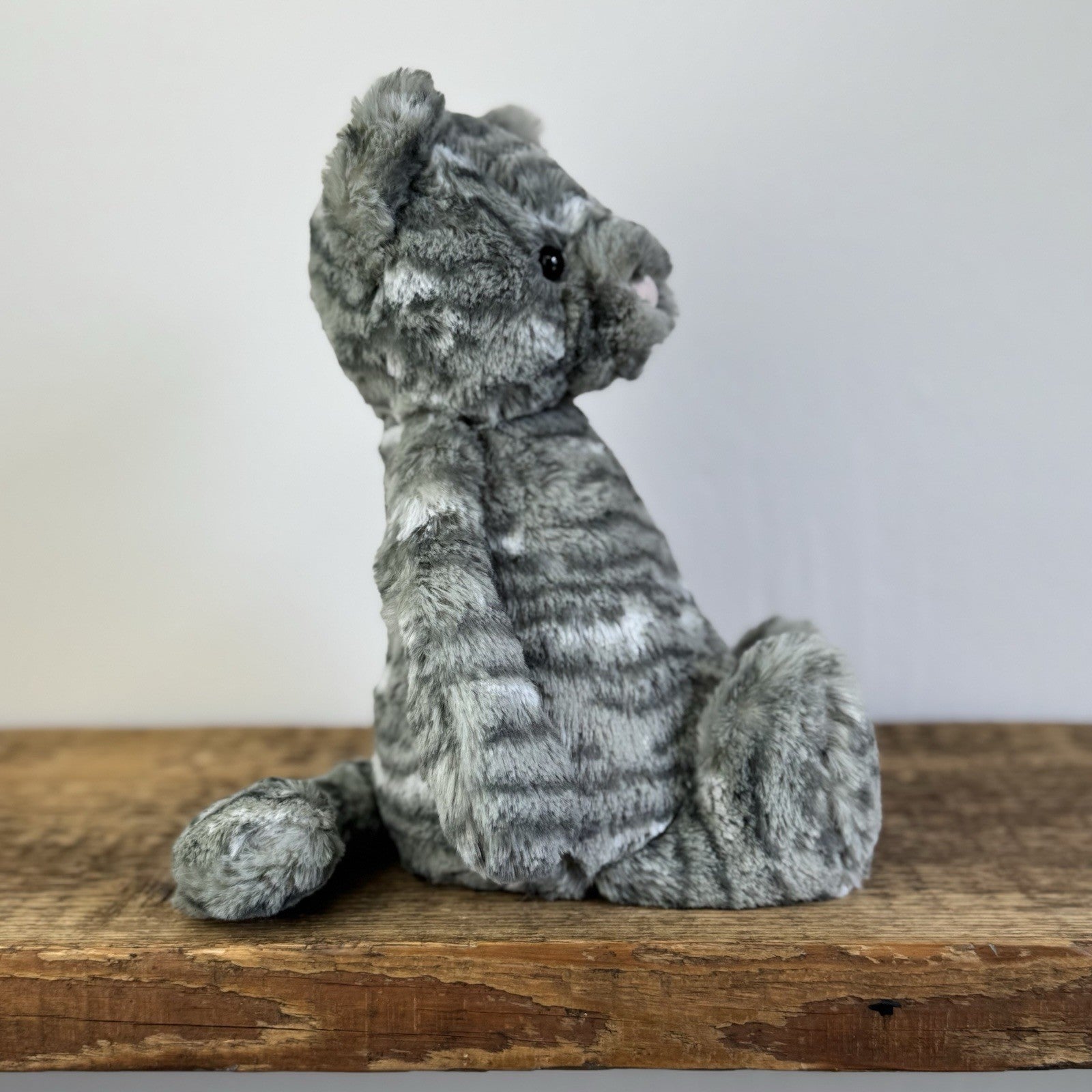 Jellycat Bashful Tabby Kitten - Grey Tabby Cat Soft Toy US Exclusive NWOT 12"