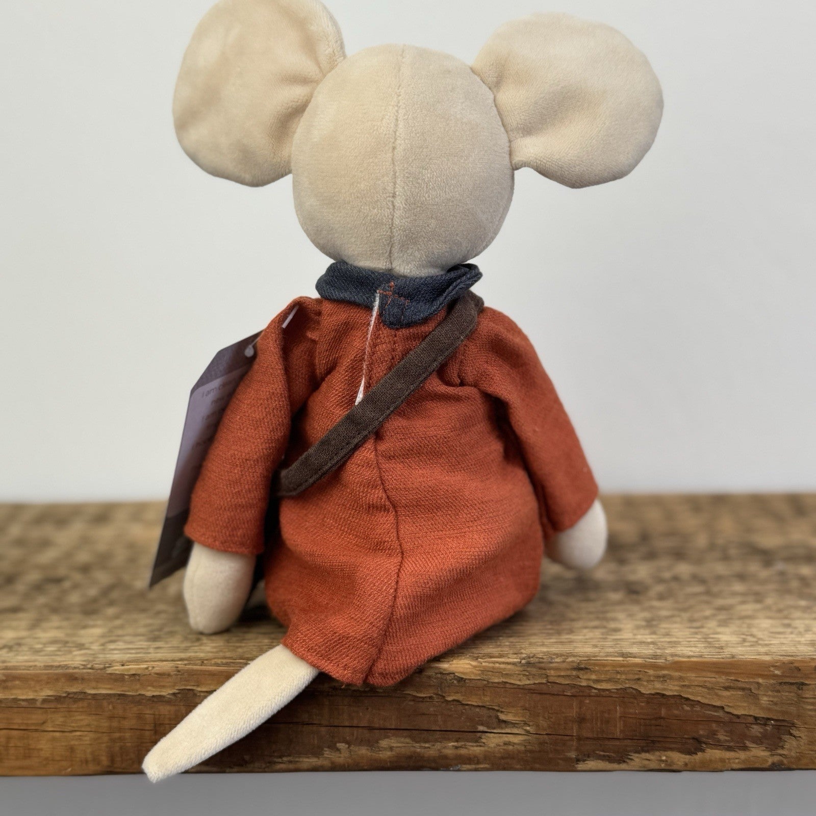 Jellycat Pedlar Mouse - Jellycat Mouse With Clothes & Bag Retired Rare 12"