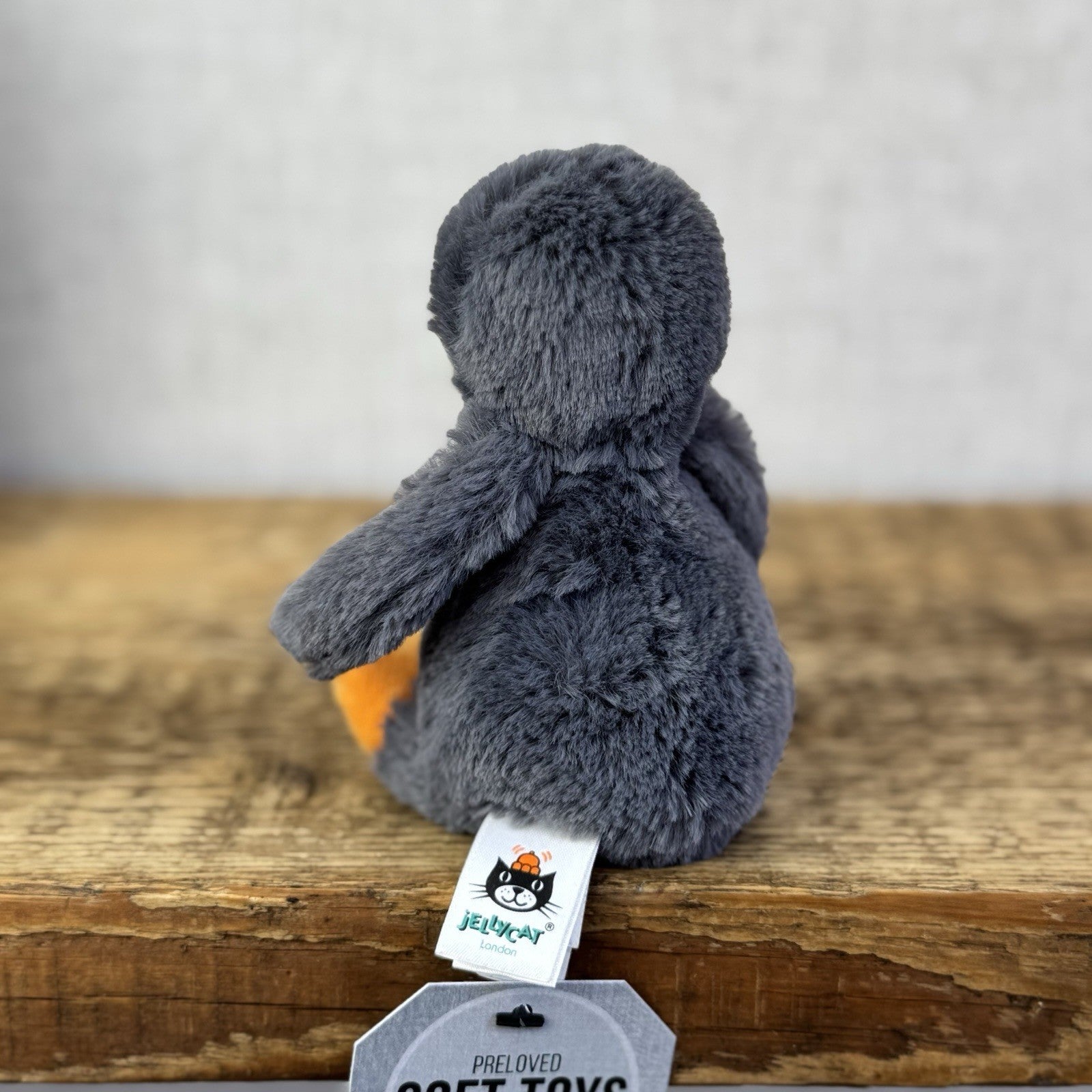 Jellycat Tiny Baby Bashful Penguin - Grey/White Miniature Penguin Beanie 5"
