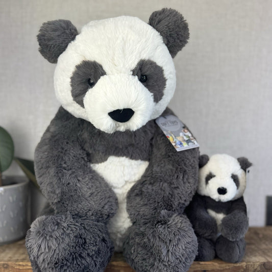Jellycat Huge Harry Panda Cub - Super Soft Panda Beanie Plush - Retired 46cm/18”