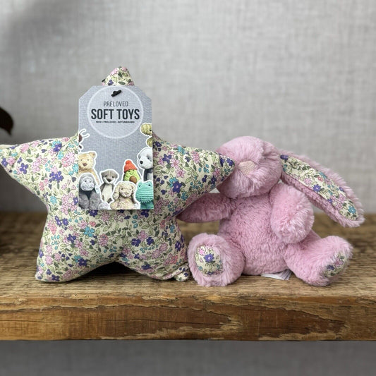 Jellycat Blossom Bunny Musical Pull - Lullaby Mobile Baby Music - Tulip Pink Toy