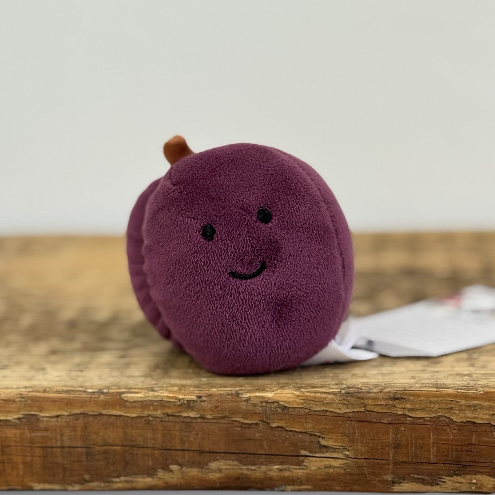 Jellycat Fabulous Fruit Plum - Small velour Fruit Soft Toy Retired 4" Fruit