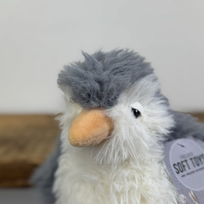 Jellycat Small Rolbie Penguin - Fluffy Grey Plump Penguin Beanie Retired 8"