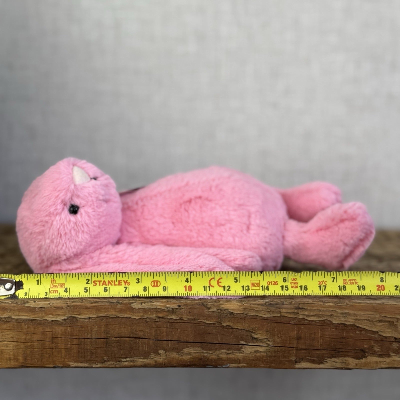 Jellycat Small Bashful Sorbet Bunny - Soft Pink Rabbit Retired Jellycat 8" (#2)