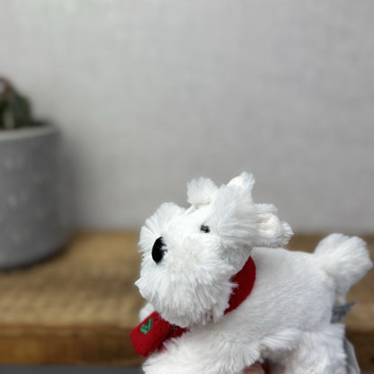 John Lewis Tiny Terrier Christmas Puppy 5” (Jellycat Collaboration) Small Puppy