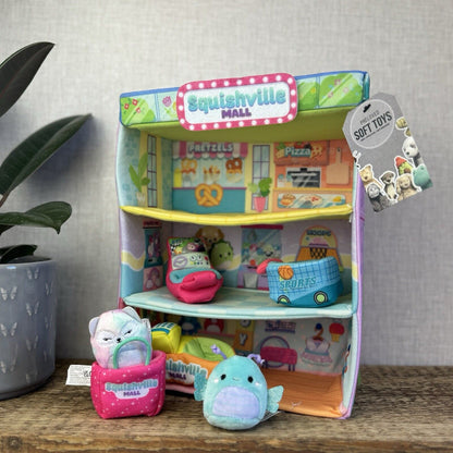 Squishmallow Squishville Mall - Full Set & Accessories - Squish Play Set 2"
