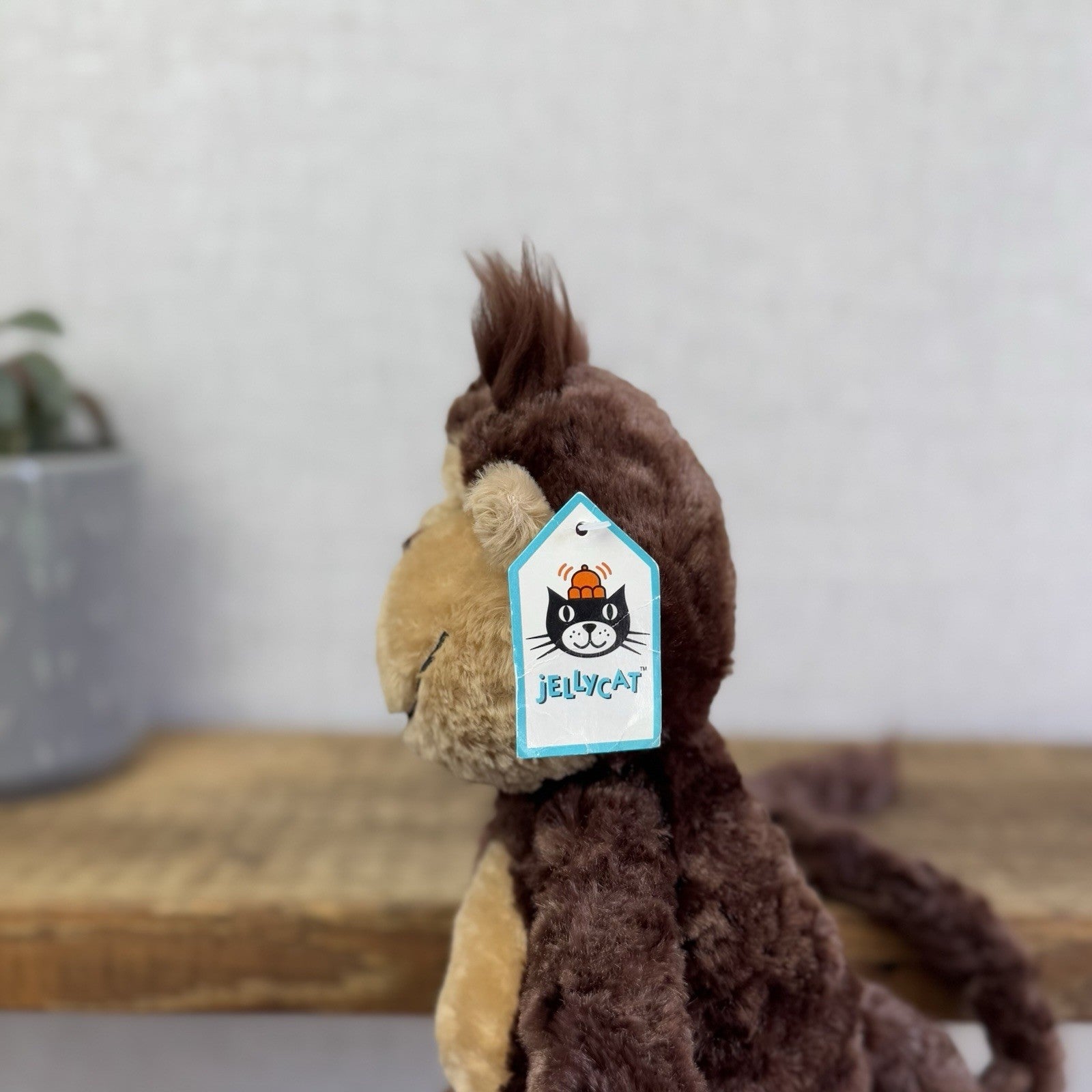 Jellycat Small Pickles Monkey - Vintage Jellycat Monkey New With Tags 12" Rare