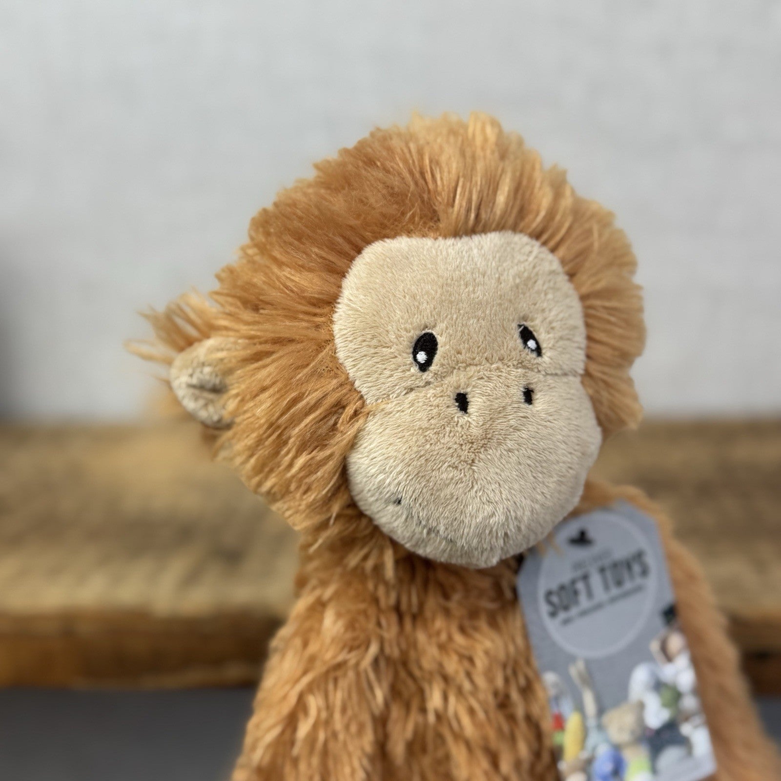 Marks & Spencers Medium Cheeky Monkey  - Orange/Tan Orangutan Retired  - 2632278