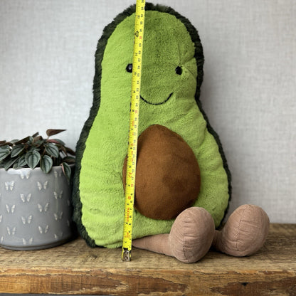 Jellycat Huge Amuseable Avocado - Huge Avocado Soft Toy Beanie Plush Retired 18”