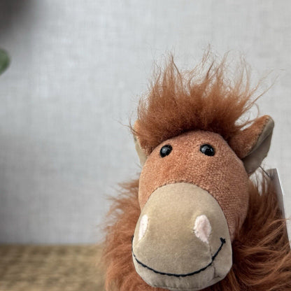 Jellycat Small Shaggy Pony - Small Standing Fluffy Hairy Pony Horse Vintage 5"