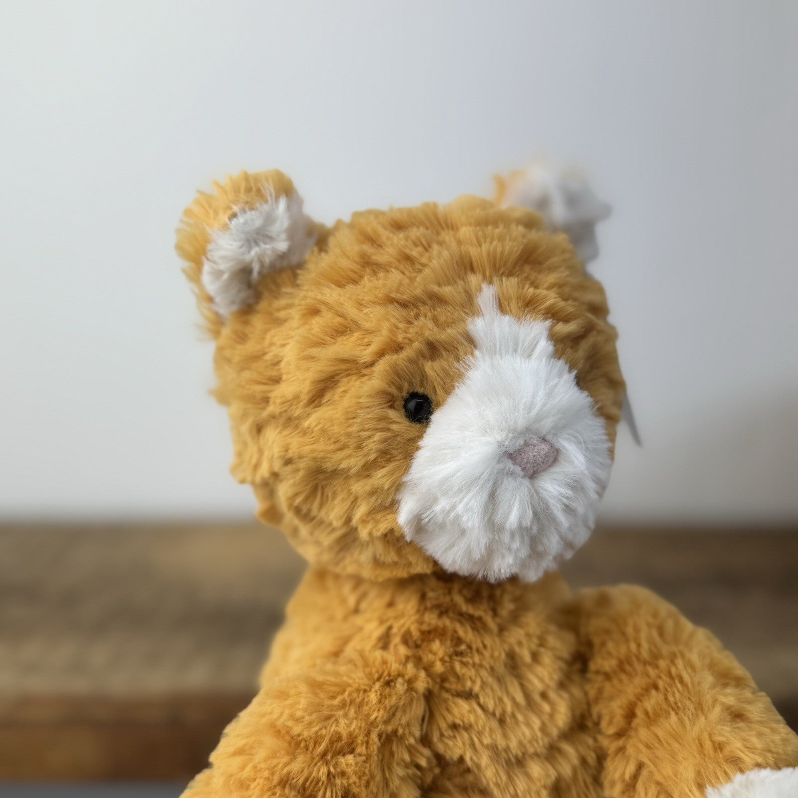 Jellycat Fuddlewuddle Ginger Kitty - Orange Cat Soft Toy Beanie 8"