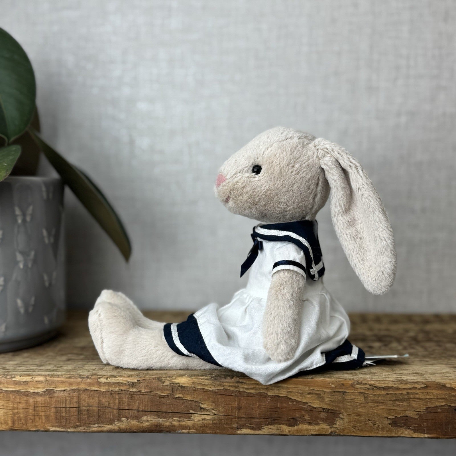 Jellycat Sailing Lottie Bunny  - Bunny In Sailor Dress Retired - Small 10"