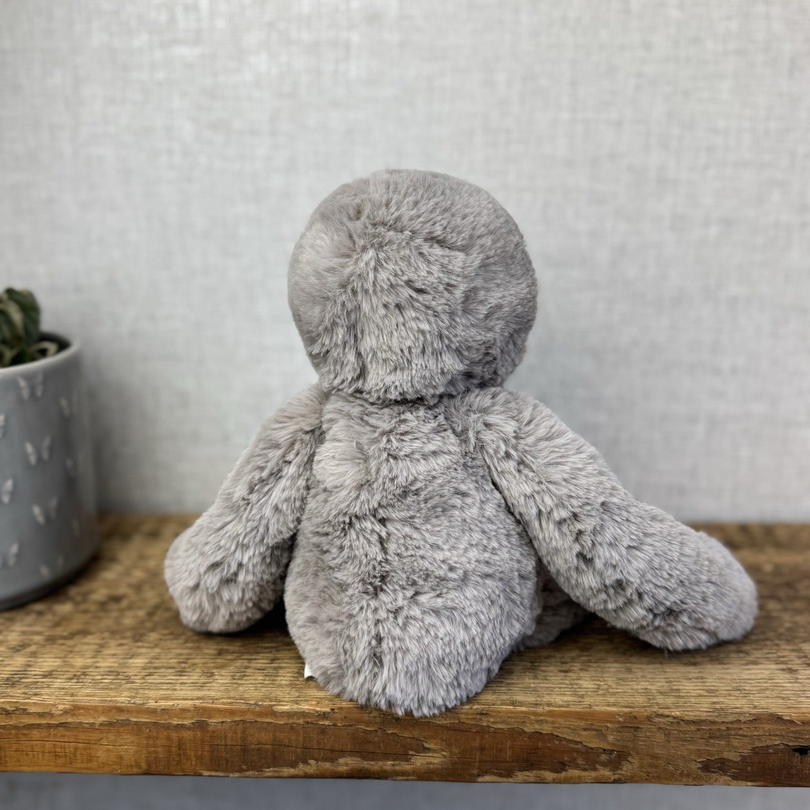 Jellycat Medium Bailey Sloth - Grey Sloth Plush Teddy Collectible 14”