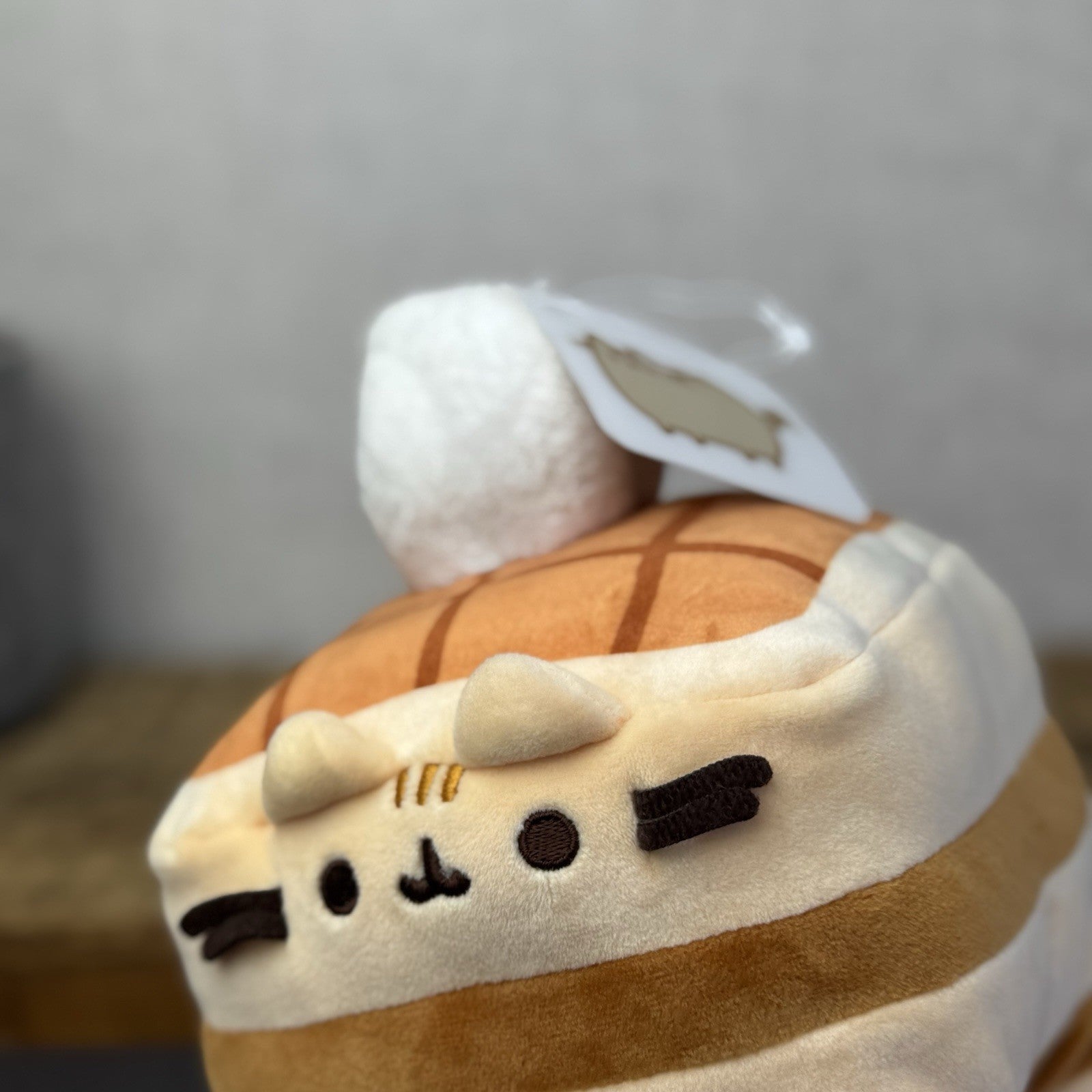 Gund Pusheen Cat - Waffle Stack NWT 8"
