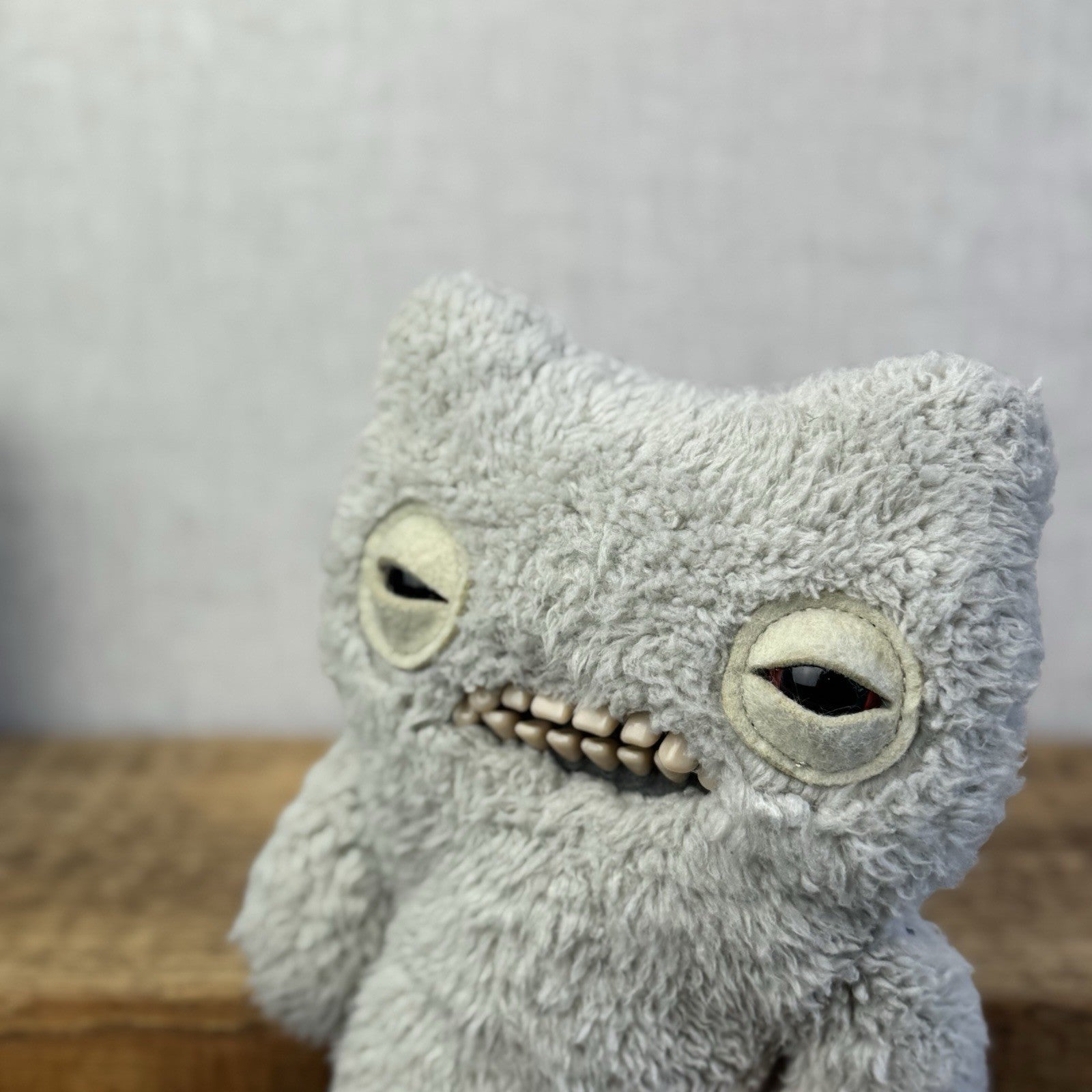 Fuggler Munch Munch Grey Funny Ugly Monster Plush Retired Munch Munch Plush