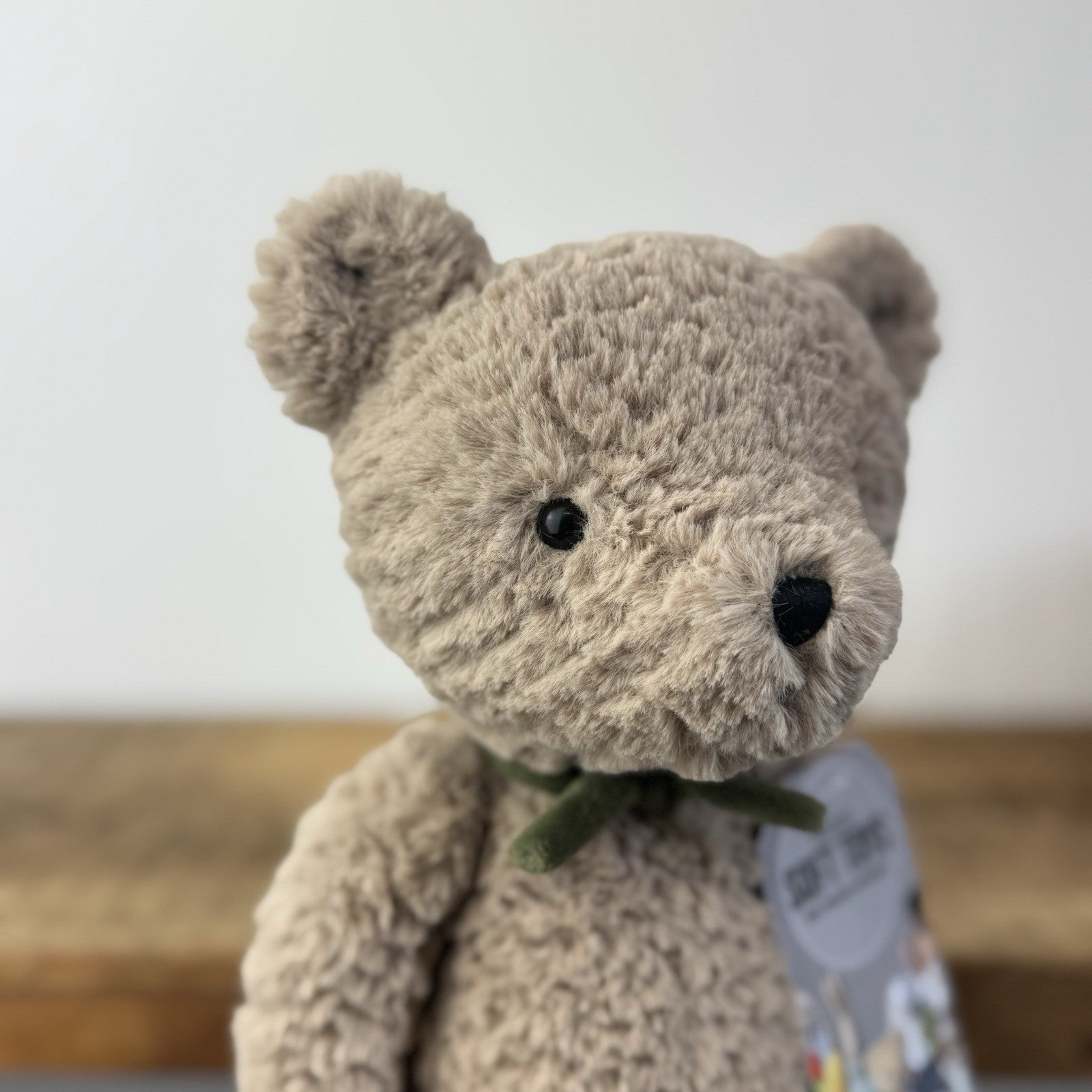 Jellycat Ambalie Bear - Beige/Brown Retired Traditional Bear Retired 11"