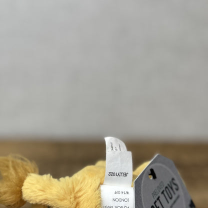 Jellycat Tiny Bashful Lion - Miniature Beanie Lion Retired Rare Small NWOT 6"