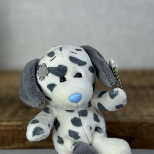 Blue Nose Friends Casey #2 - Mini Dalmatian Black/White Spotty Mini Beanie 5"