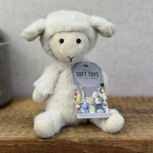 Jellycat Nibbles Lamb - White Sheep Beanie Farm Animal Fluffy Retired Rare 10"