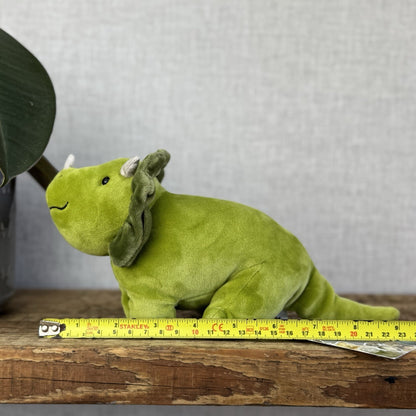 Jellycat Small Mellow Mallow Dinosaur - Super Soft Green Velour Squishy Dinosaur