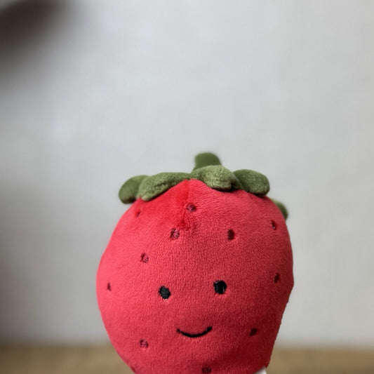 Jellycat Fabulous Fruit Strawberry - Soft Toy Play Food - Fruit Soft Toy 4”