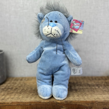 Blue Nose Friends Large Floppy Rocky Lion #15 11" Baby Blue Beanie Lion With Tag