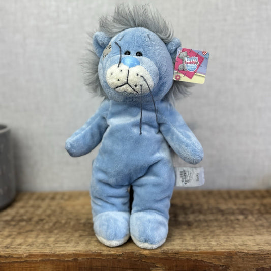 Blue Nose Friends Large Floppy Rocky Lion #15 11" Baby Blue Beanie Lion With Tag