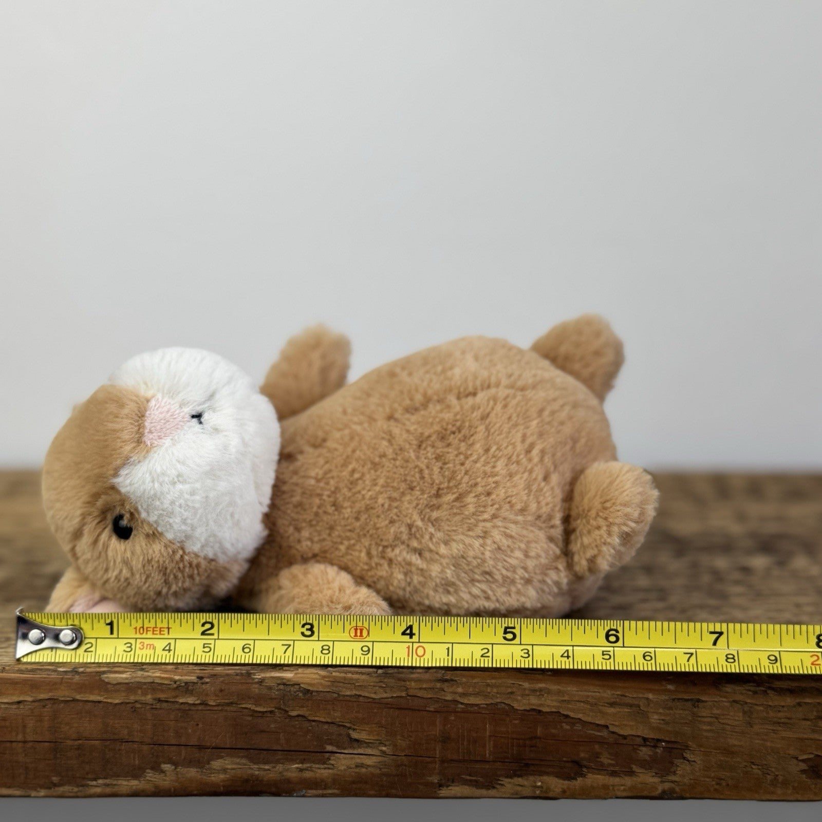 Jellycat Happy Cinnamon Hamster Plush Toy Rare Retired With Tags 6"