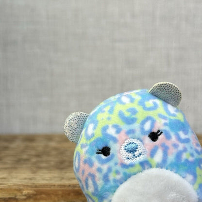 Squishmallow Squishville - Lindsay The Leopard - Blue Tiny 2" Leopard So