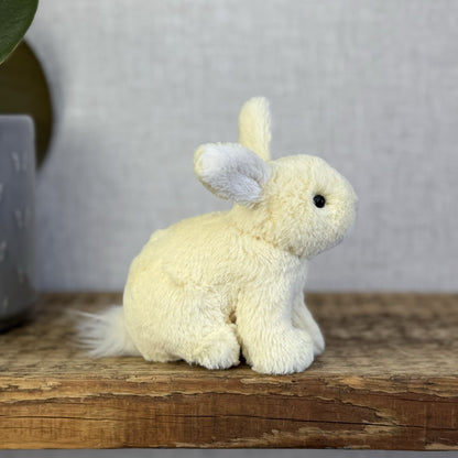 Jellycat Tiny Minilop Lemon Bunny - Yellow Rabbit Soft Toy Beanie Retired 5"