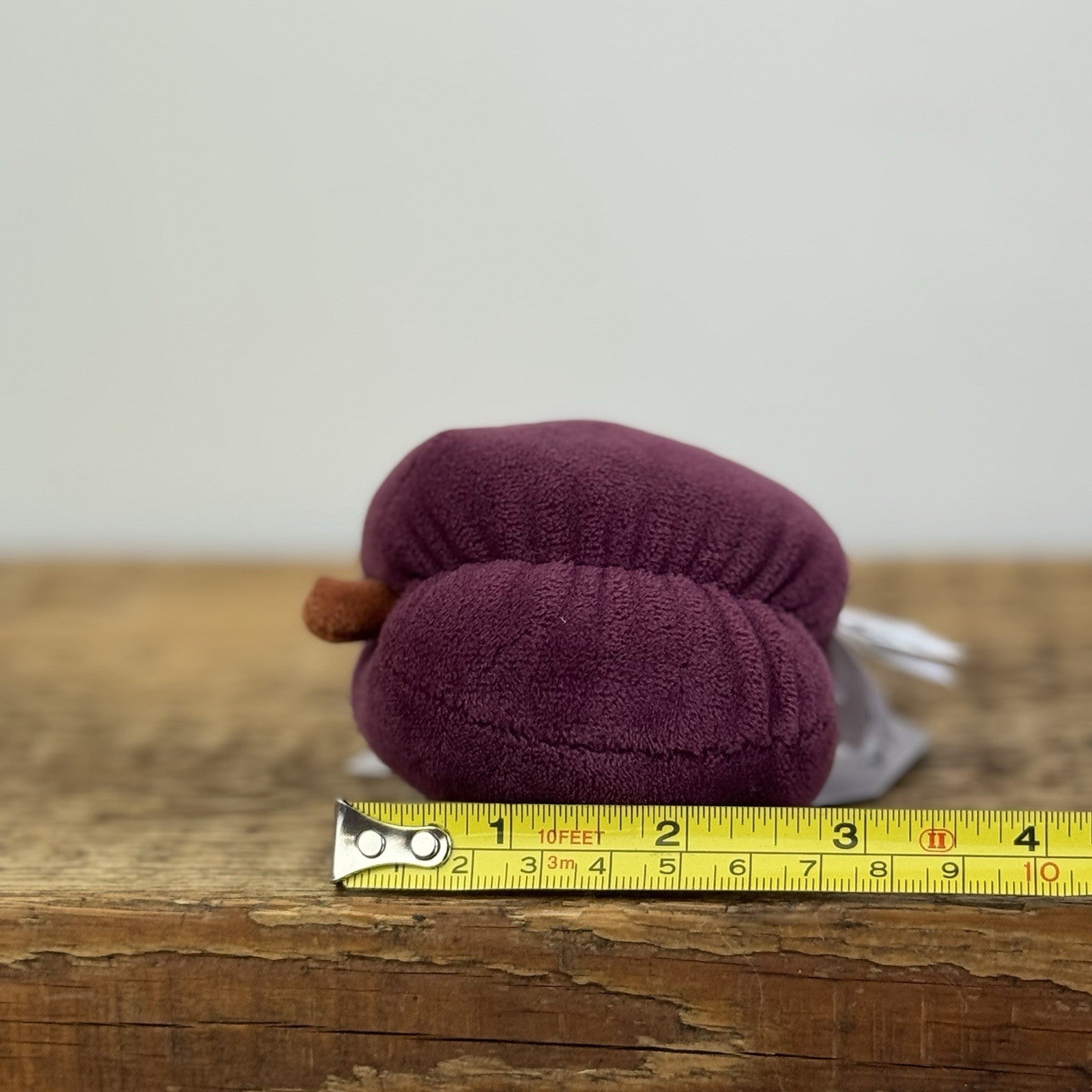 Jellycat Fabulous Fruit Plum - Small velour Fruit Soft Toy Retired 4" Fruit