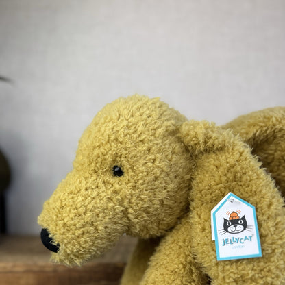 Jellycat Splootie Puppy - Retired & Rare Large Golden Beanie Floppy Dog 22”