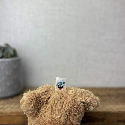 Jellycat MillyBoo Bear - Small Textured RARE Traditional Brown Bear Vintage 10"