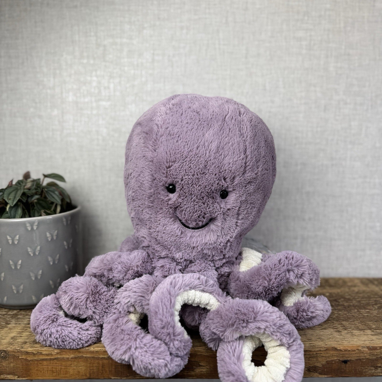 Jellycat Maya Octopus - Purple Large Octopus Beanie Super Soft 16"