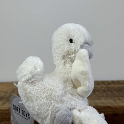Jellycat Syllabub Swan Soother - White/Cream Swan Comfort Blanket 